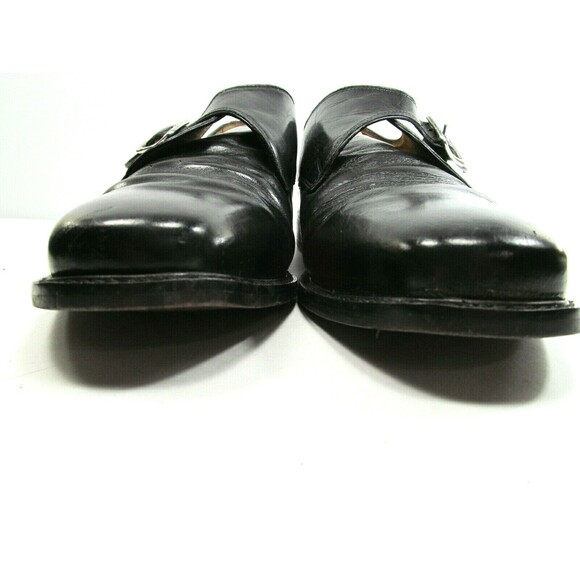 Florsheim Single Monk Strap Black Leather Oxfords Mens Size US 10 D - Picture 11 of 11